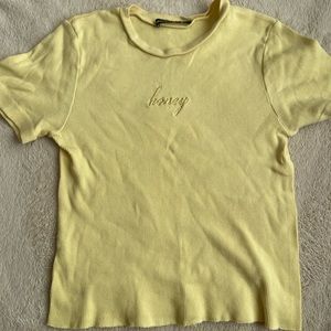 brandy melville “honey” top